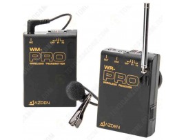 Azden WLX-PRO+i VHF Wireless Lavalier Microphone System (F1/F2 Frequencies) 